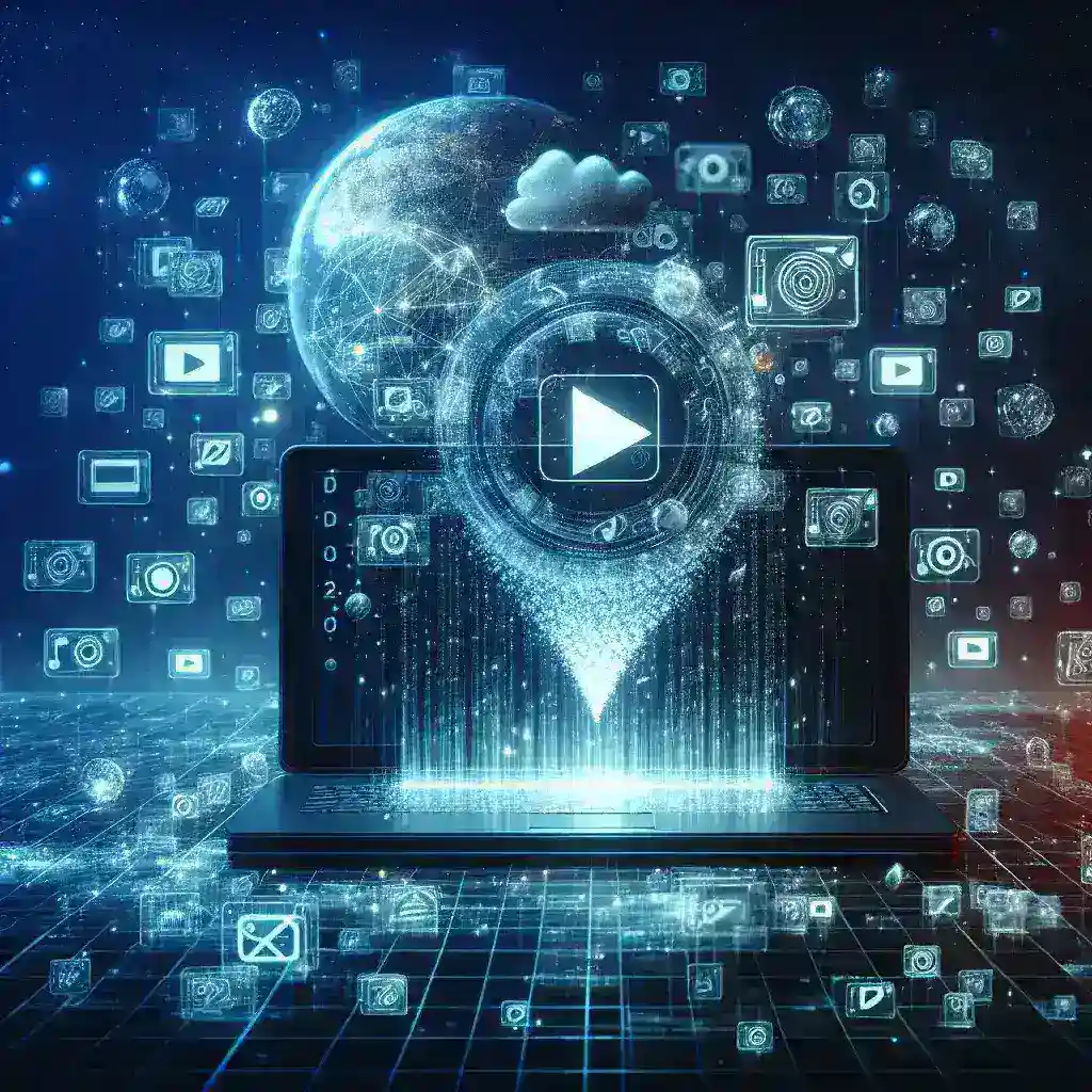 "Guía completa para descargar videos de YouTube en 2024: ilustración que muestra pasos efectivos y métodos para guardar videos en dispositivos móviles y computadoras."